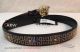Perfect Replica Versace Gold Buckle And Pattern Gold Diamonds Black Leather Belt (1)_th.jpg